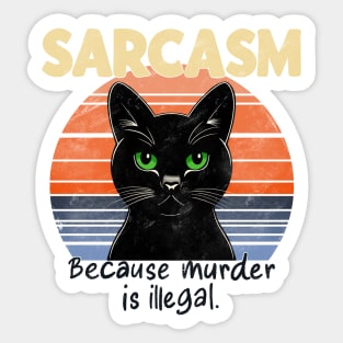 Sarcasm (worn out) Sticker